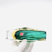 Flavio Poli vase for Seguso - Sommerso - Murano Green & Amber - 1960
