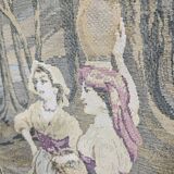 Tapestry with an idyllic forest scene