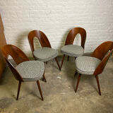 4 Antonin Suman chairs 1960