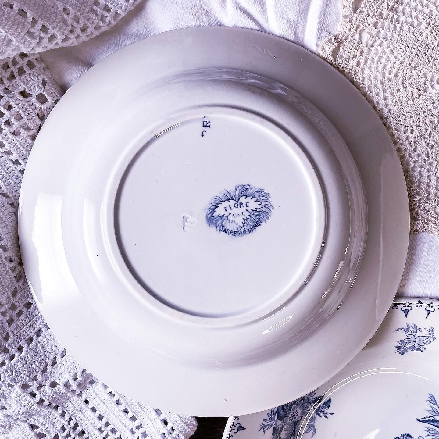 6 hollow plates iron earth model Flora