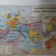 Carte scolaire Gaule Romaine et Invasions Barbares 1967