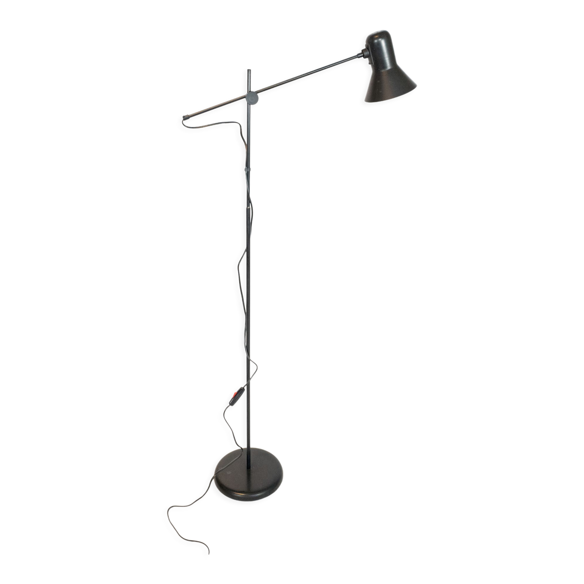 Floor lamp fishing lamp - memphis milano style - 1980s