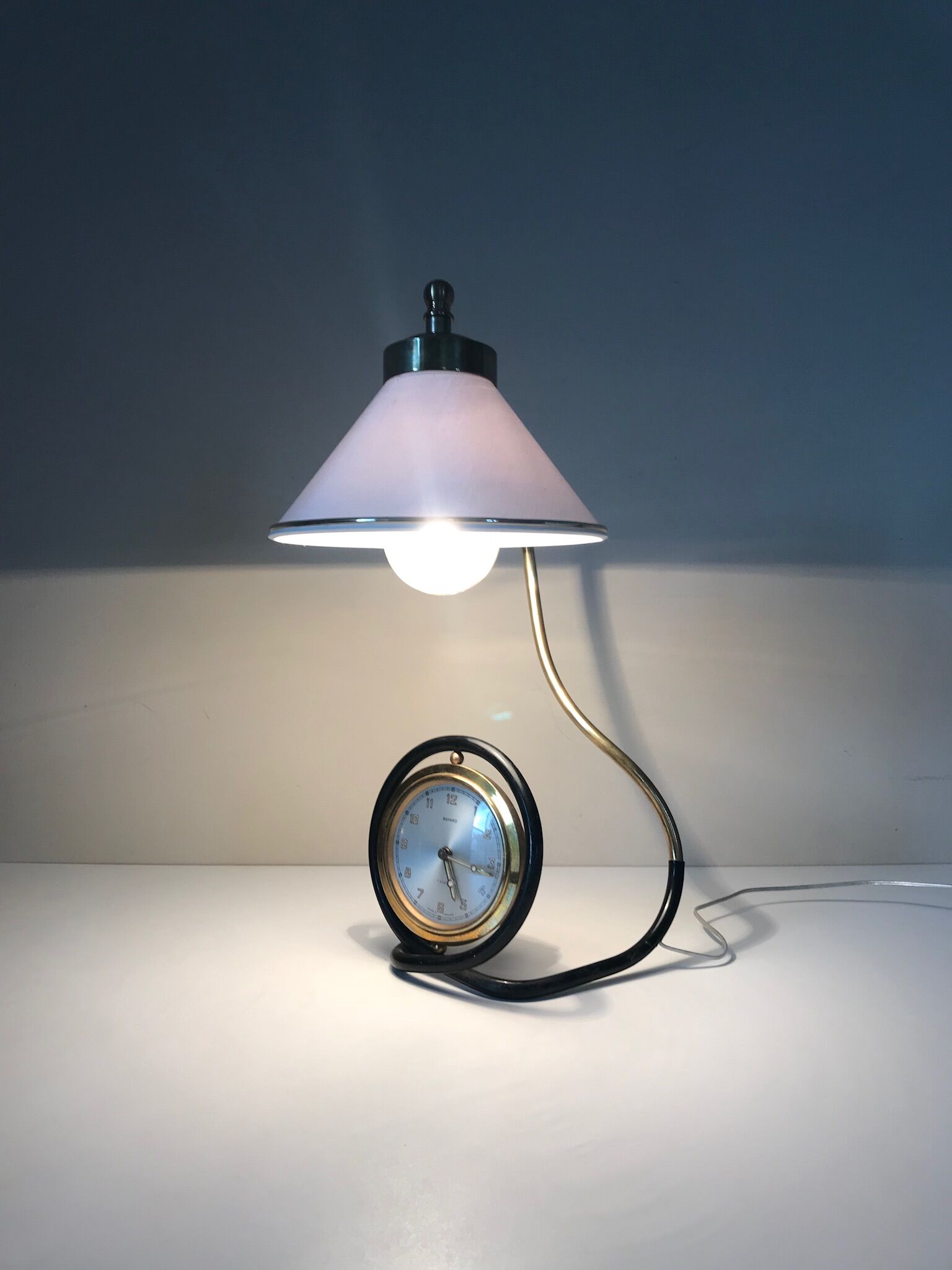 Lamp alarm clock vintage 60s bayard