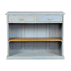 Antique french pine shop counter, 1930