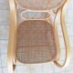 Rocking-chair bois et cannage