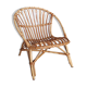 Rattan armchair of the years 60