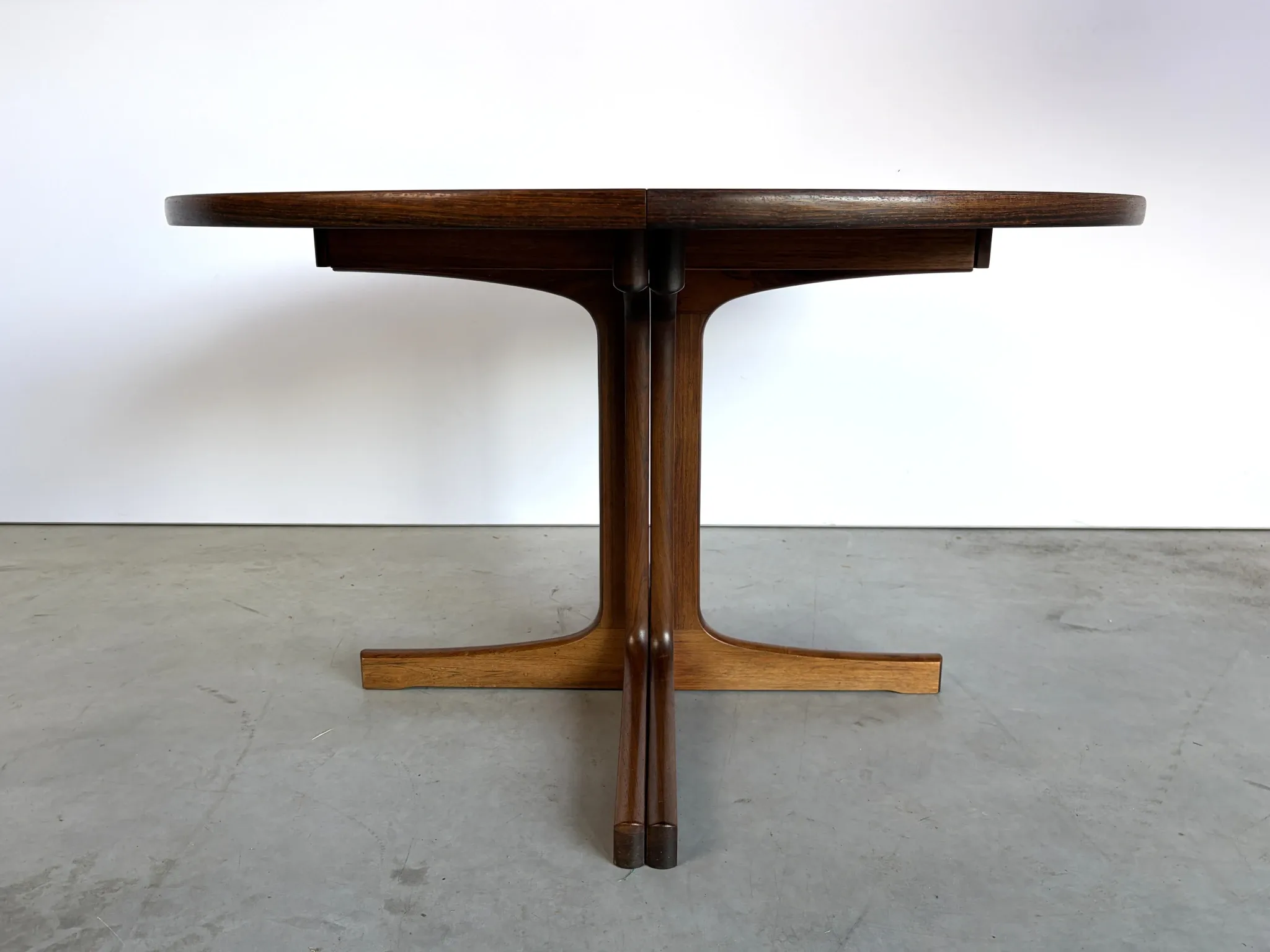 Midcentury Swedish extendable dining table in teak, 1960s