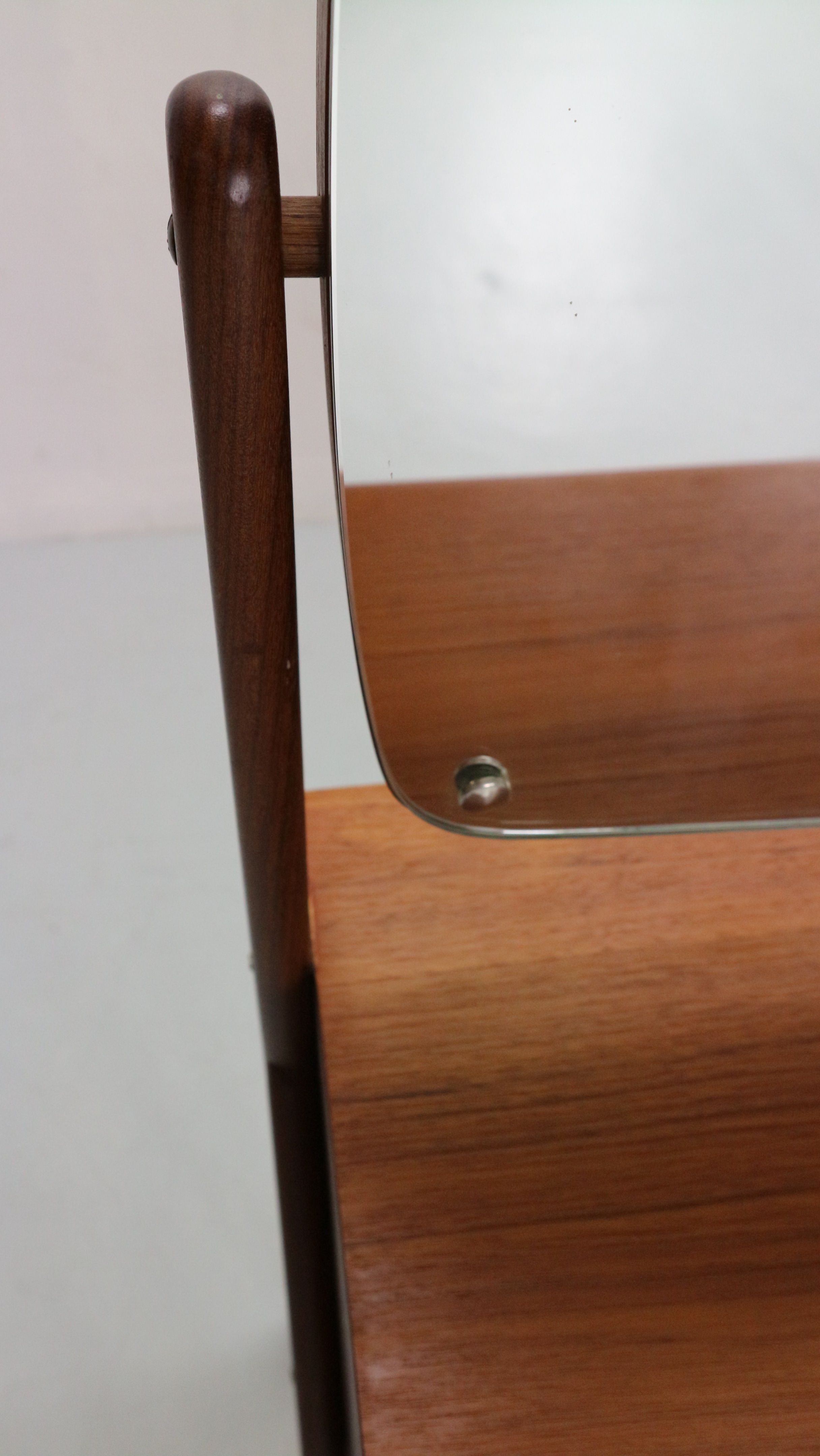 Mid-Century Danish Dressing Table in Teak by by AG Spejl Kobberbeskyttet, 1960s