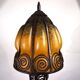 Charles Schneider Art Nouveau wrought iron floor lamp, 1920