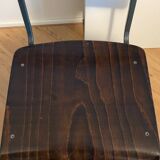 Ancienne chaise d’école vintage eromes F6, 1970