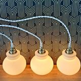 Vintage globe suspension