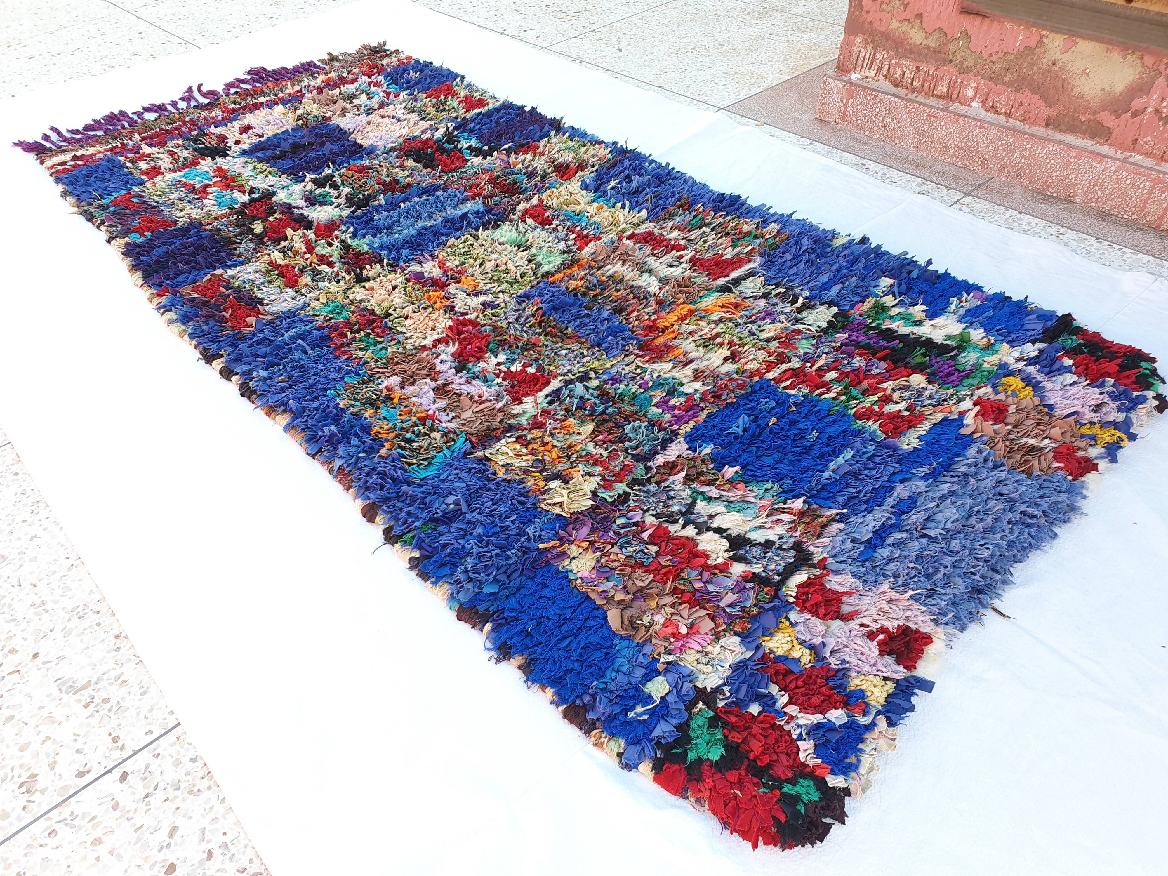 Moroccan carpet berber vintage 180 x 90 cm