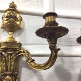 Paire d'applique en bronze st louis XVI