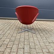 Fritz Hansen Swan chair in Indian Red leder, NIEUW!!!