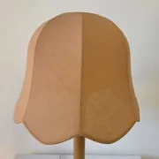 Vintage wooden and fabric lamp