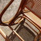 Adult rocking rattan bamboo and caning 60s