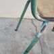 Pair of vintage Mullca metal school chairs 1950s