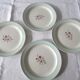 Ensemble de 4 assiettes plates HBCM