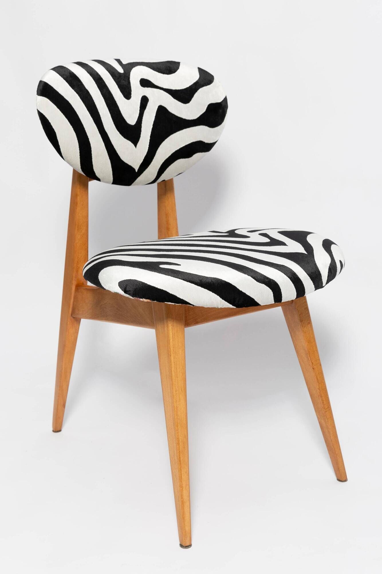 Mid-century zebra chair type 200/128 by Juliusz Kedziorek, Europe, 1960s