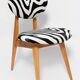 Mid-century zebra chair type 200/128 by Juliusz Kedziorek, Europe, 1960s