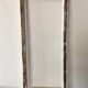 Set of 2 wooden frames of white color