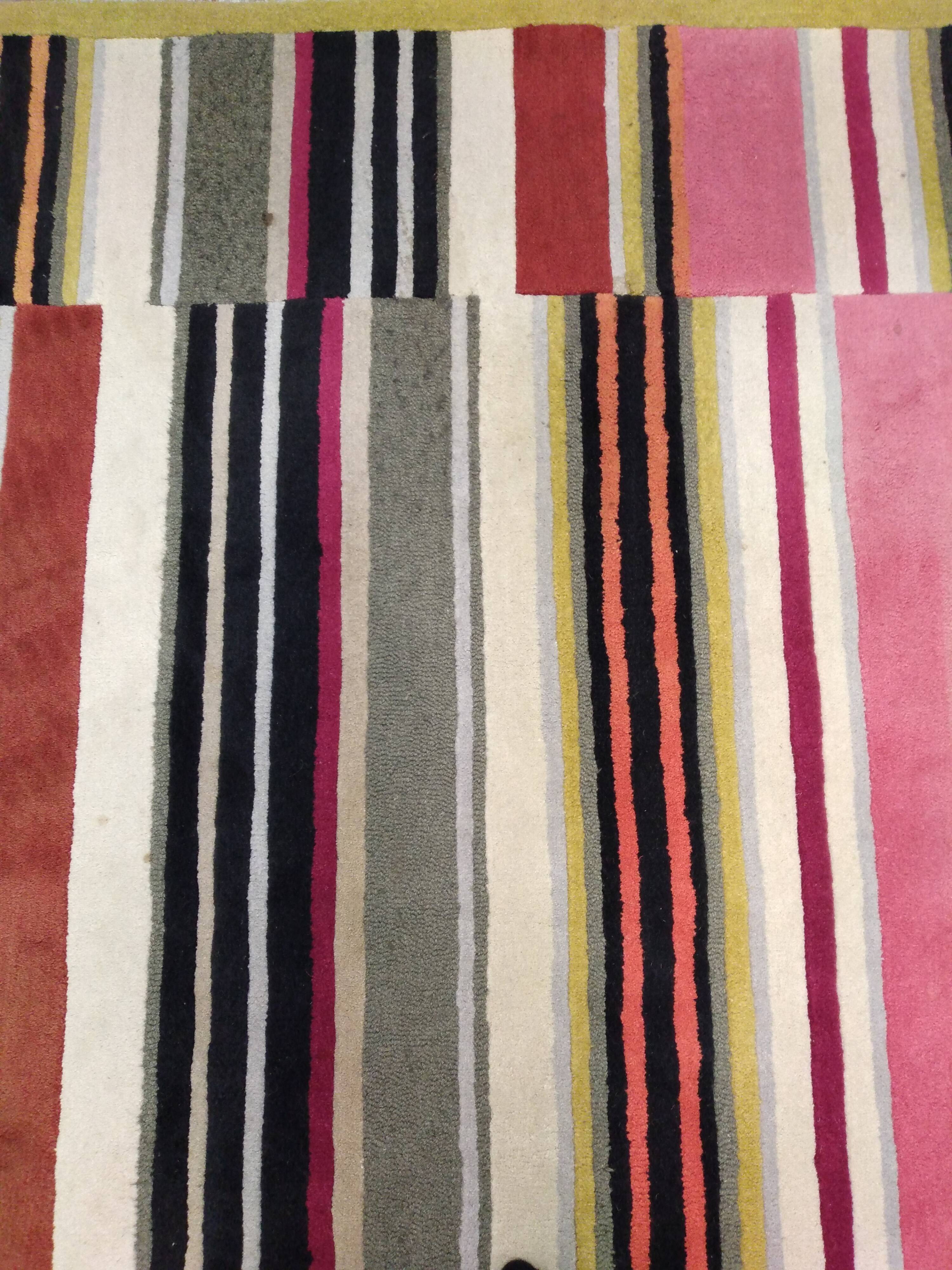 Kenzo rug "red pigalle" vintage