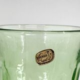 Ensemble de 6 verres en verre d'uranium en cristal de Bohême, années 1970