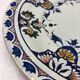 Gien earthenware plate, late 19th century