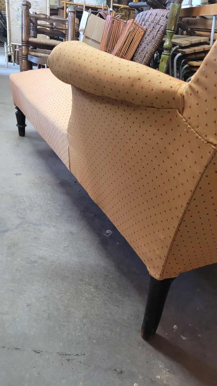 Napoleon III period daybed, 19th century