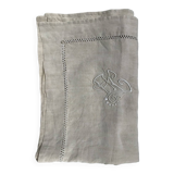 New linen pillowcase embroidered AC day double checkerboard
