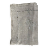 New linen pillowcase embroidered AC day double checkerboard