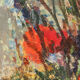 Colorful art déco flower bouquet, 53 x 68 cm