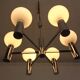 Opaline Glass Pendant Lamp from Sölken Leuchten, Germany, 1960s