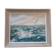 Tableau vintage marine mouette
