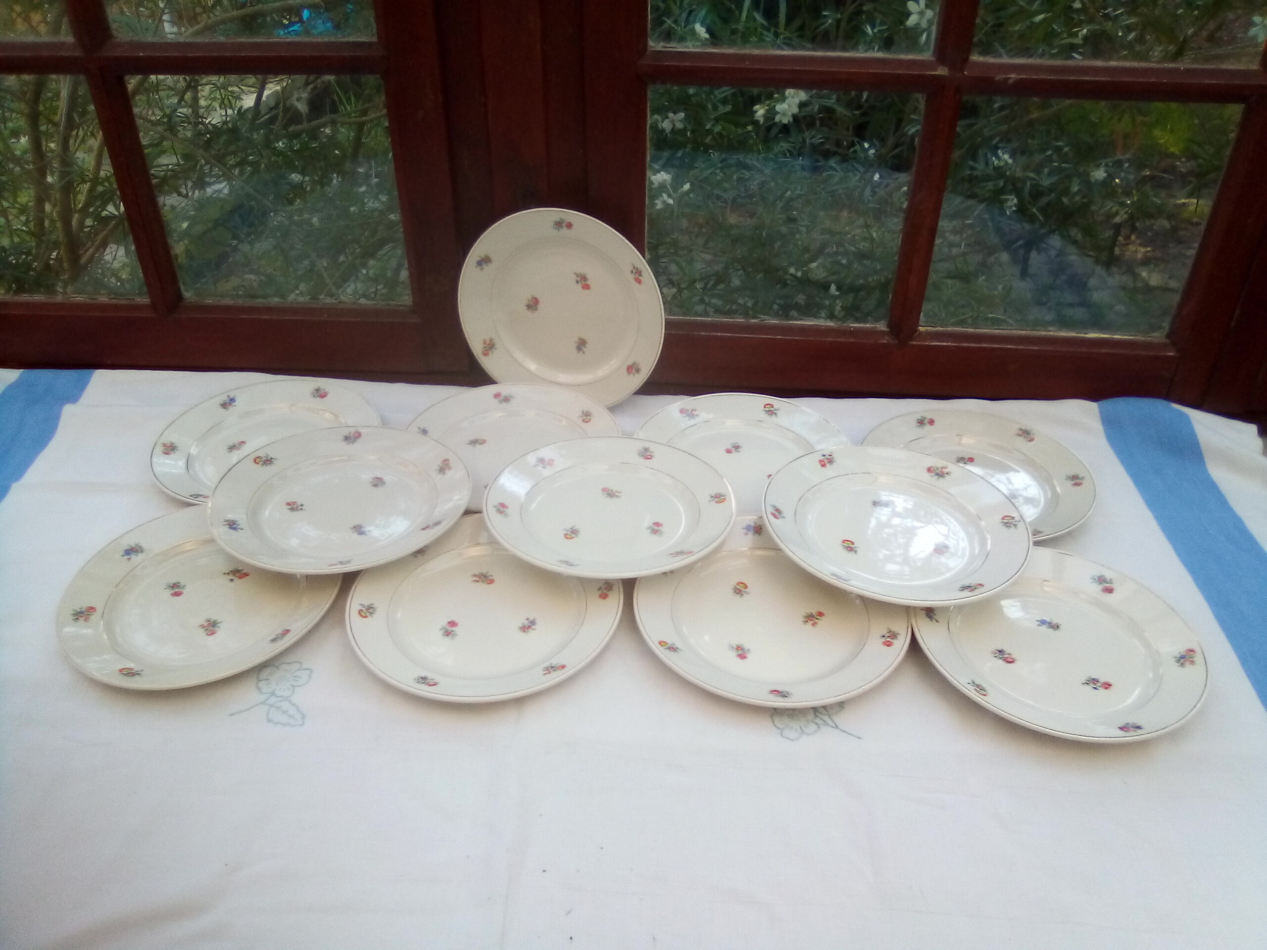 12 old flat plates Brabant / Mill of Wolves