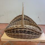 Wicker log basket