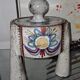 Covered tripod box in ceramic – Atelier Le Mûrier in Vallauris