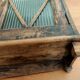 Patinated wall cabinet 2 doors
