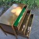 Tinted Oak Chest of Drawers, Henry Kjaernulf Style, 1960-70, Danish Design