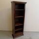 Antique oak open bookcase