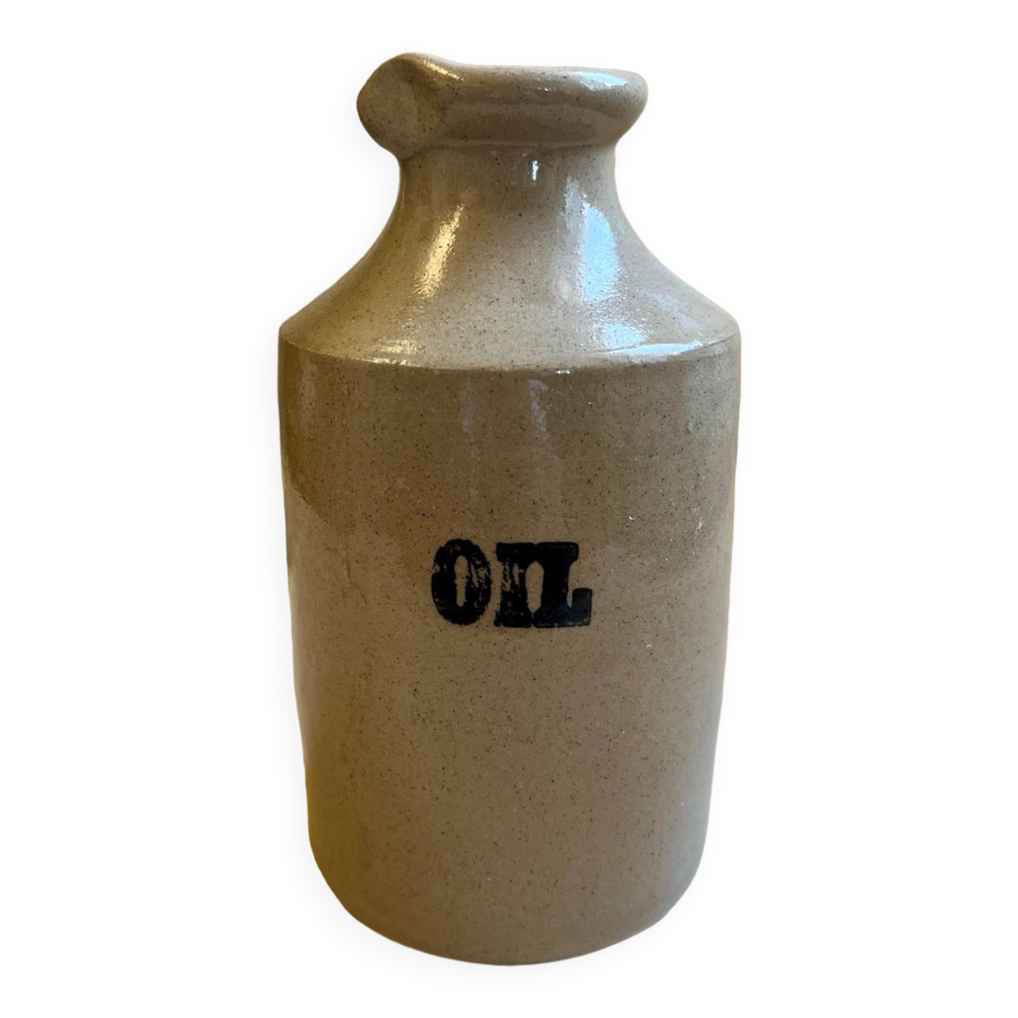 Vintage Pearsons stoneware oil pot