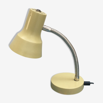 Lampe de bureau crème vintage arque Veb Narva d’Allemagne de l’Est RDA