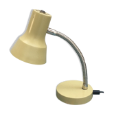 Lampe de bureau crème vintage arque Veb Narva d’Allemagne de l’Est RDA
