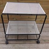 Perforated iron rolling table