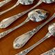 Art nouveau decor of iris 25 pieces