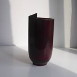 Vase 1950 en grès à col découpé