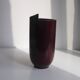 Vase 1950 en grès à col découpé