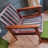 60's scandinavian teak chair