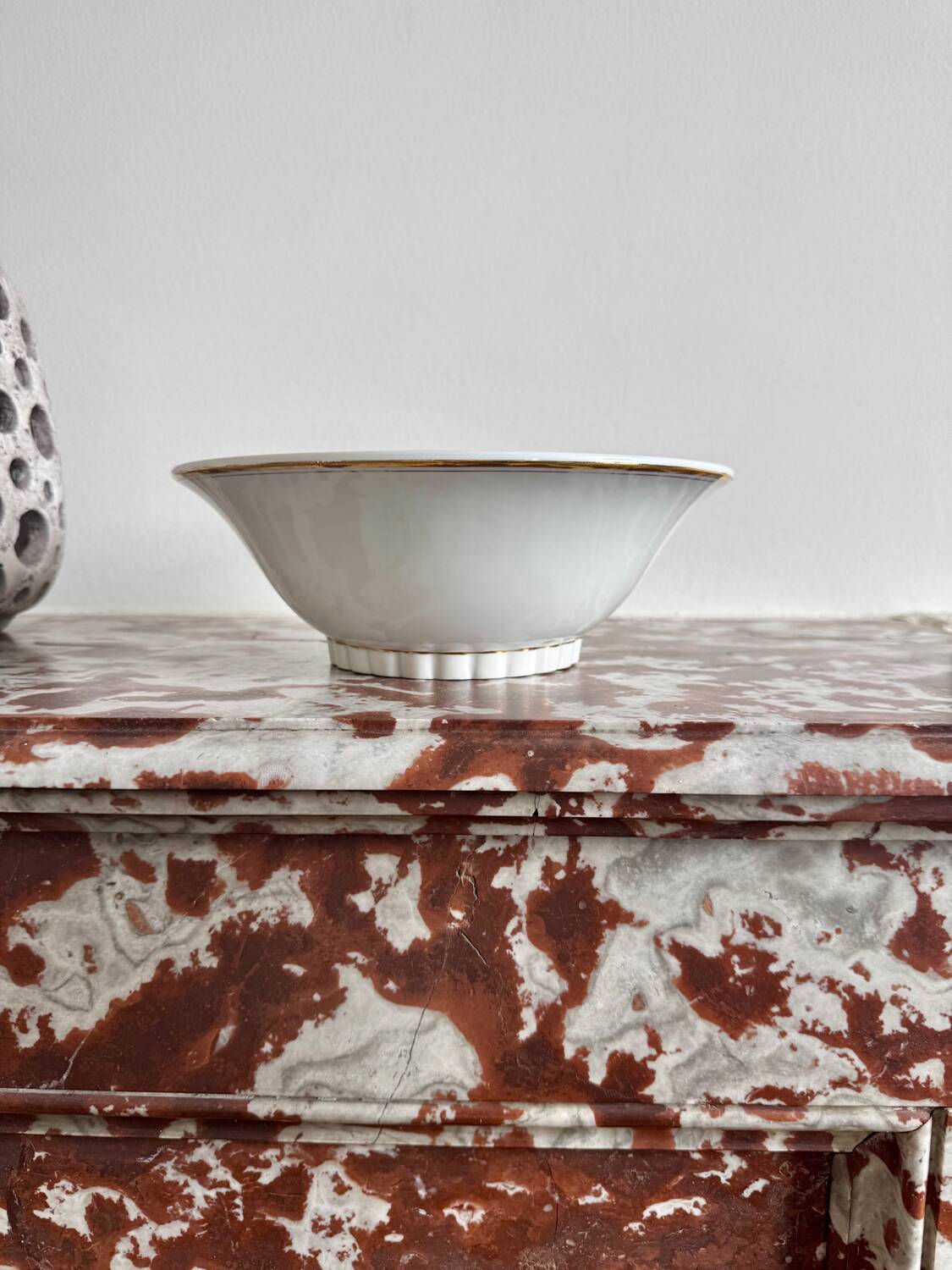 Limoges porcelain salad bowl