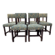 Série de 10 chaises de style Louis XIII